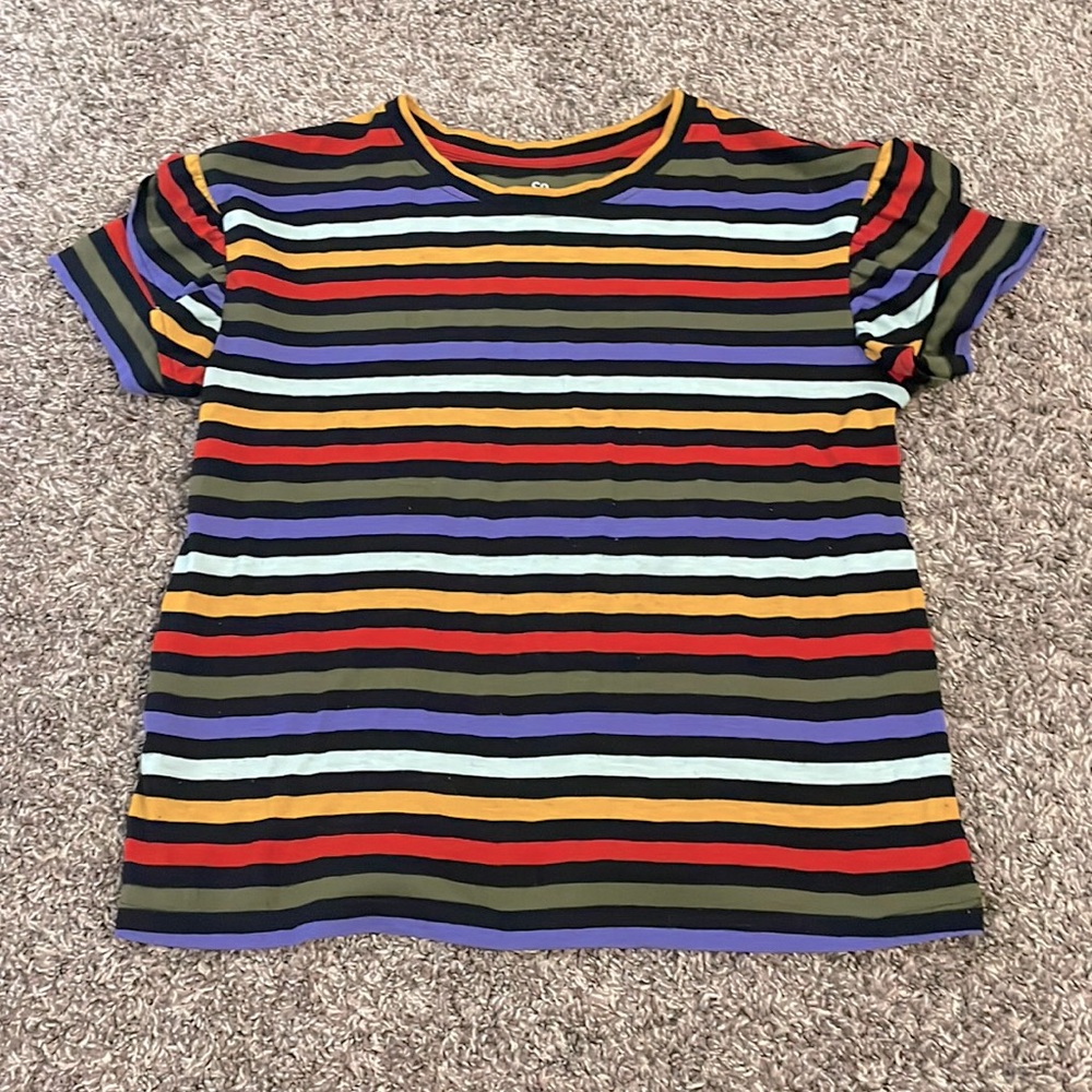 GIRLS STRIPED T-SHIRT